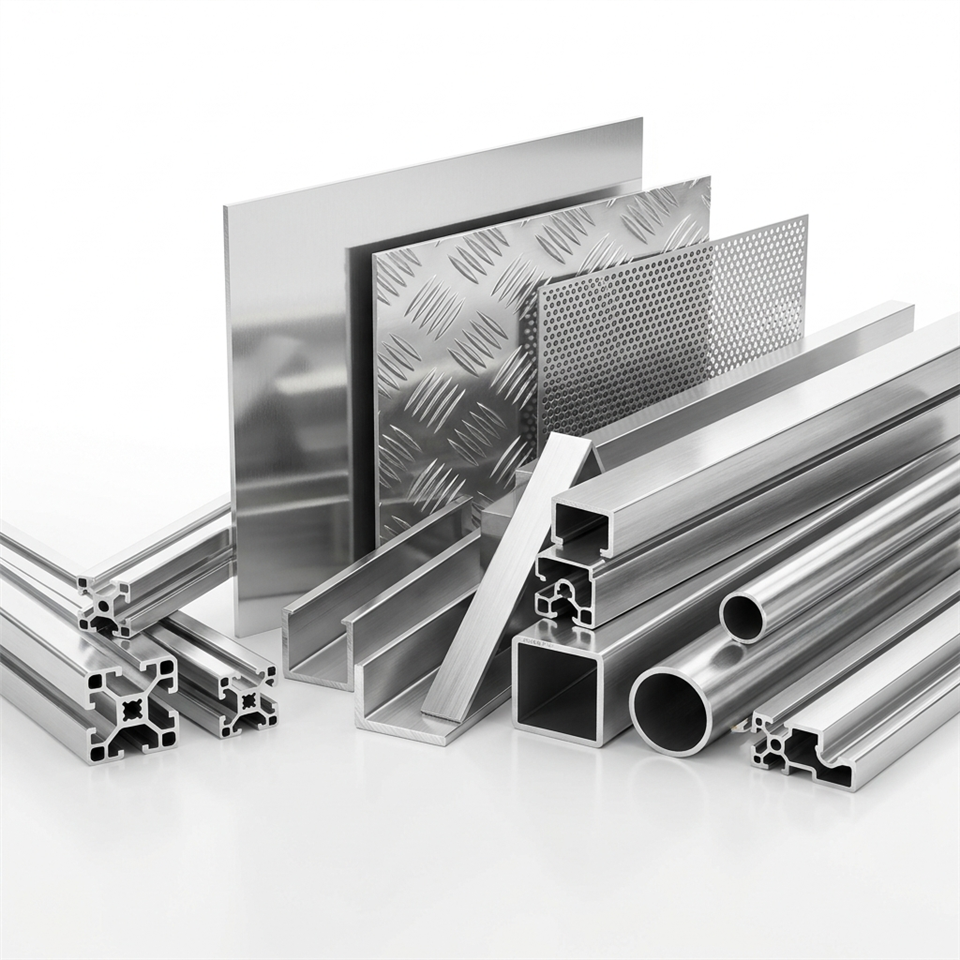 Hap-Pefomens 6061 Aluminium Aloi Struktural Ekstrusen Profail